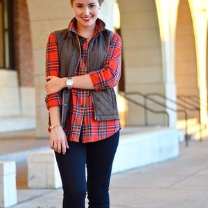 Old Navy Tartan Plaid Button Down